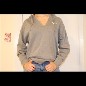 Grey pullover sweatshirt